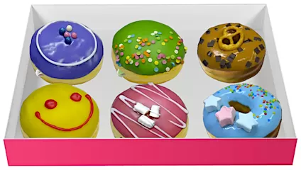 Коробка донатов (6 шт)