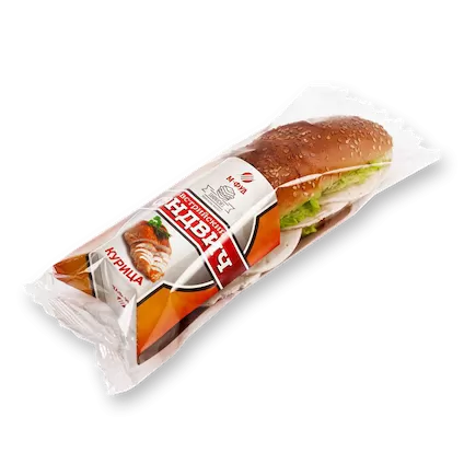 Багет с копченой курицей